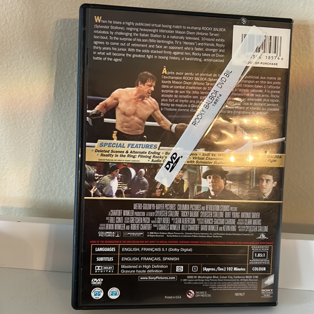 4/$20 ROCkY BALBOA dvd - Picture 4 of 4